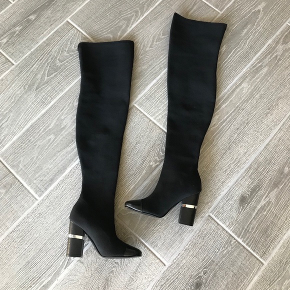 Marc Fisher LTD Peter Over-The-Knee Boots Size 6.5 - Picture 2 of 8